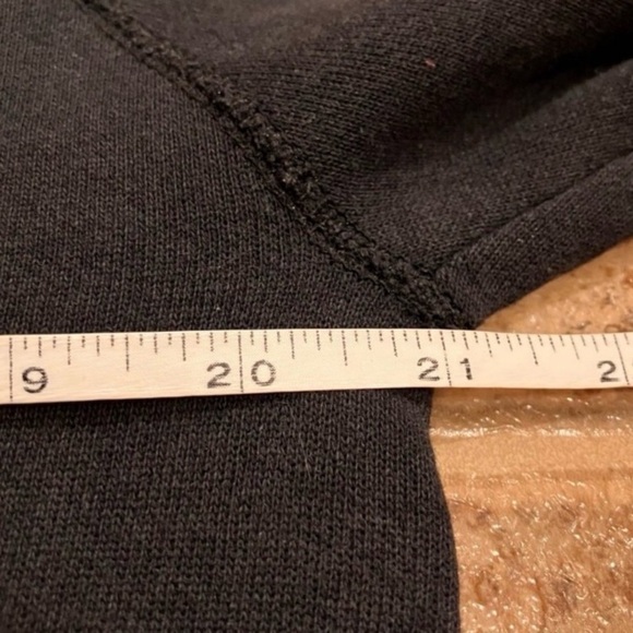 Womens Trend Basics Black Over Sized Sweatshirt Dress One Size Fits Most - Picture 4 of 5